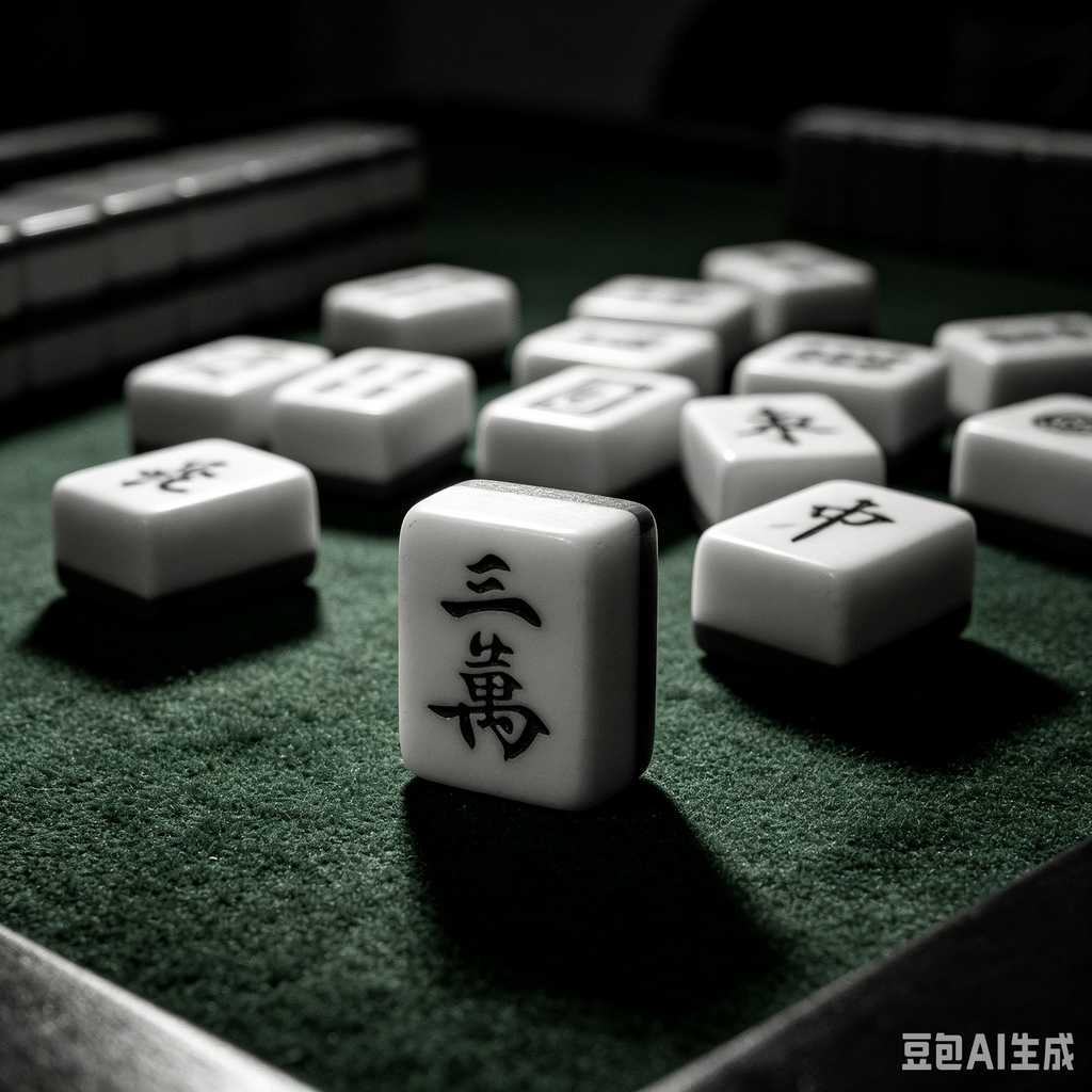 artistic mahjong tiles set