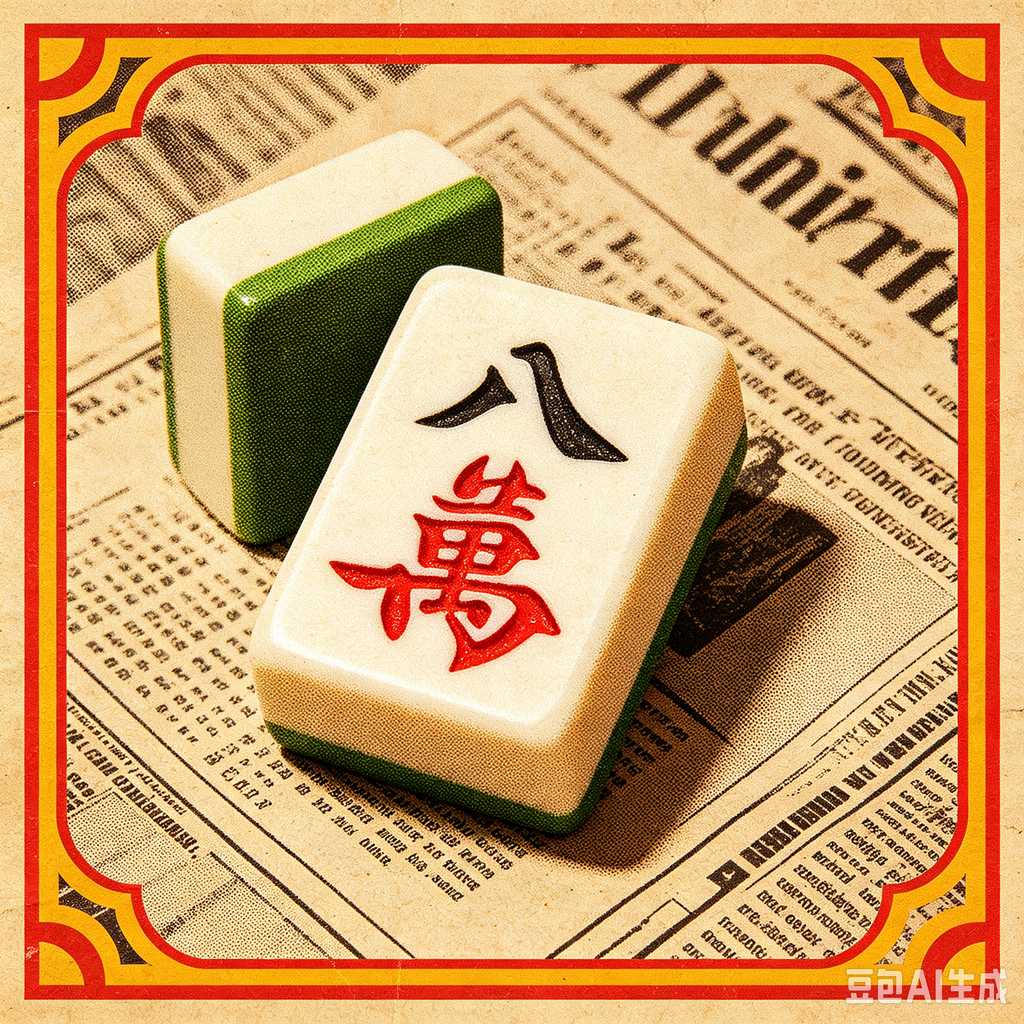 handheld mahjong tiles set